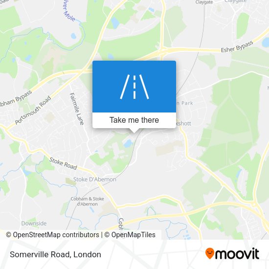 Somerville Road map
