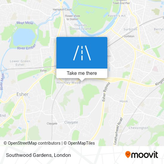 Southwood Gardens map