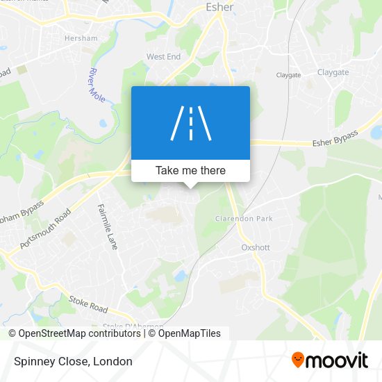 Spinney Close map