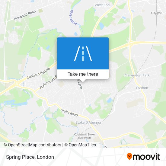Spring Place map