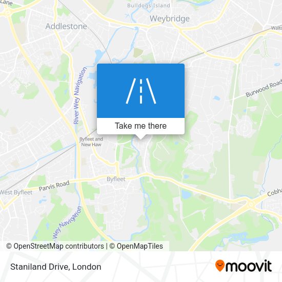 Staniland Drive map