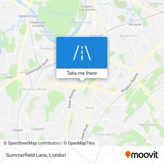 Summerfield Lane map