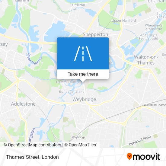 Thames Street map