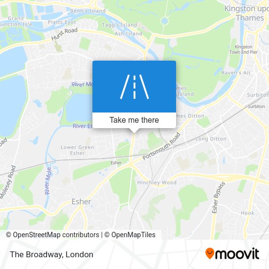 The Broadway map