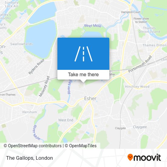 The Gallops map