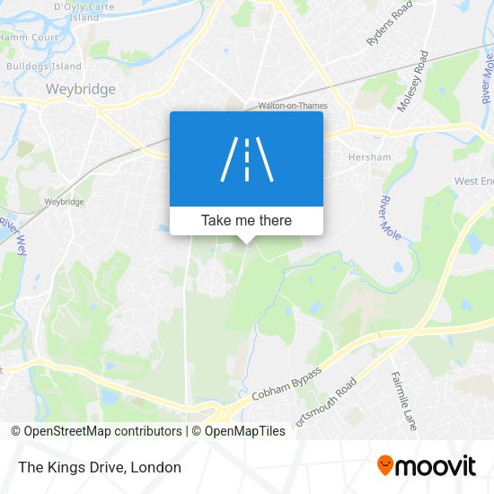 The Kings Drive map