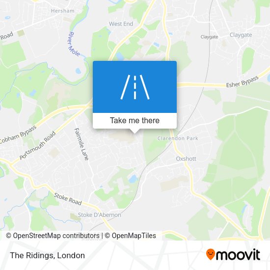 The Ridings map