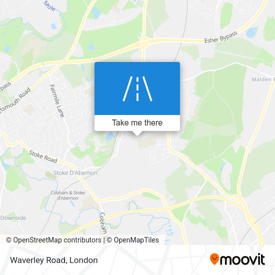 Waverley Road map