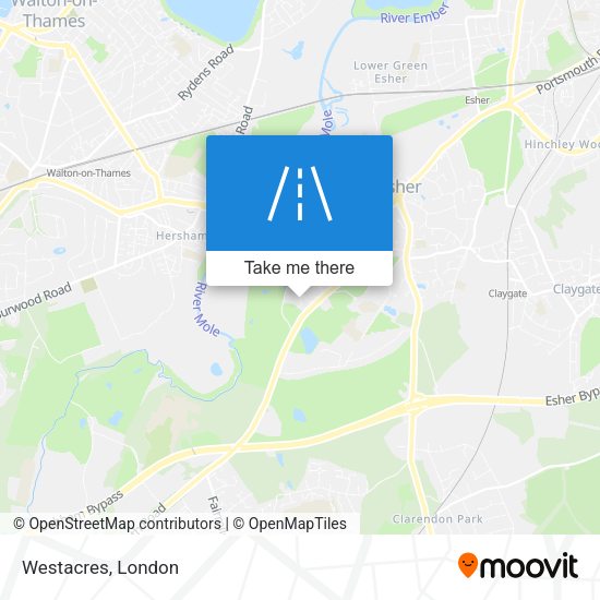 Westacres map