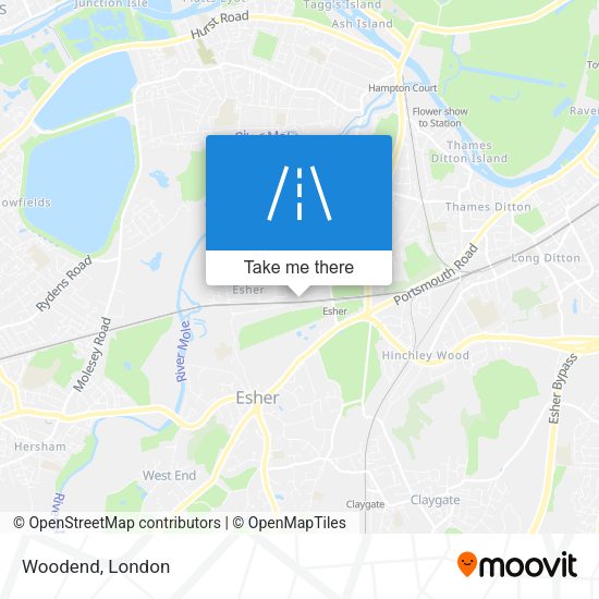 Woodend map