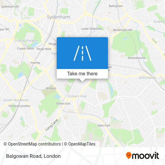 Balgowan Road map