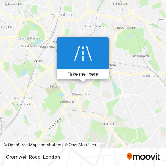 Cromwell Road map