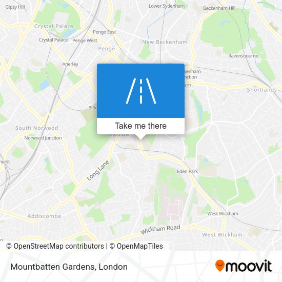 Mountbatten Gardens map