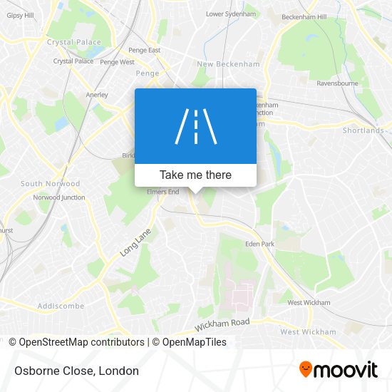 Osborne Close map