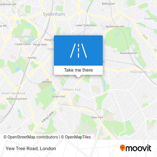 Yew Tree Road map