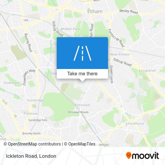 Ickleton Road map