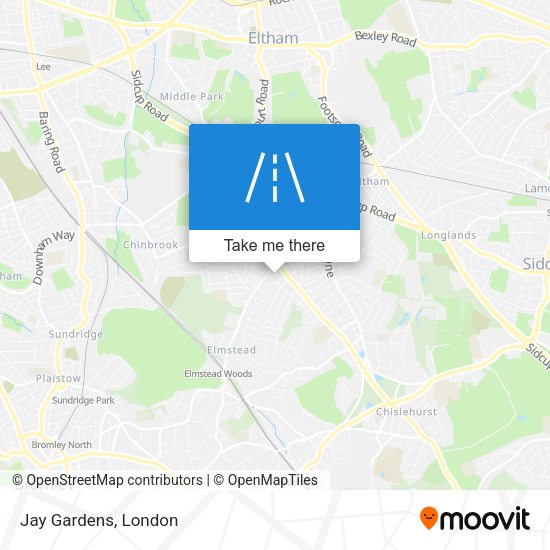 Jay Gardens map