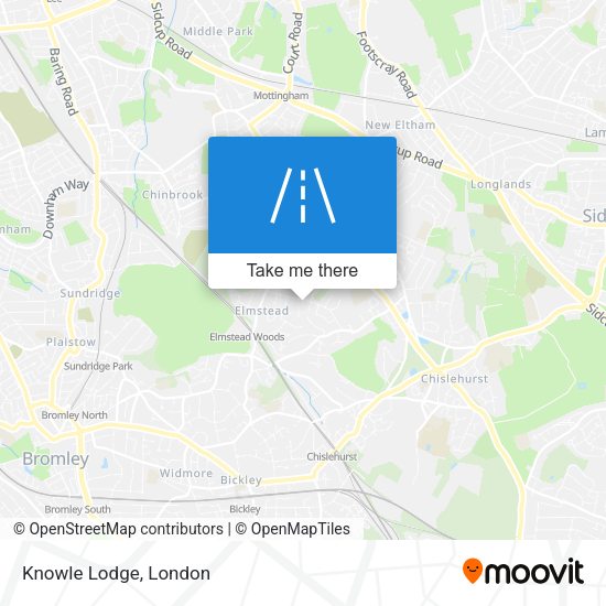 Knowle Lodge map