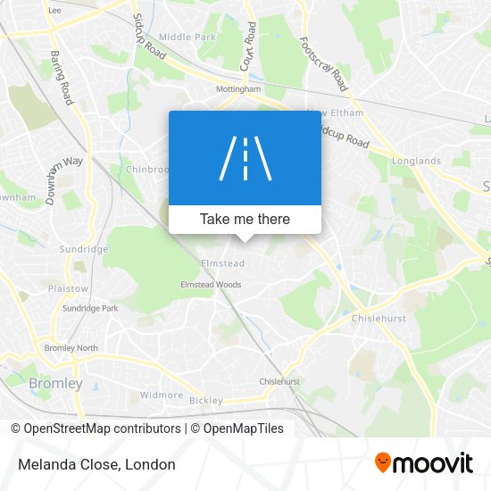 Melanda Close map