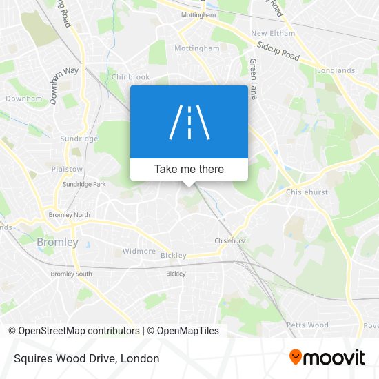 Squires Wood Drive map