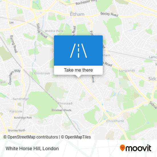 White Horse Hill map