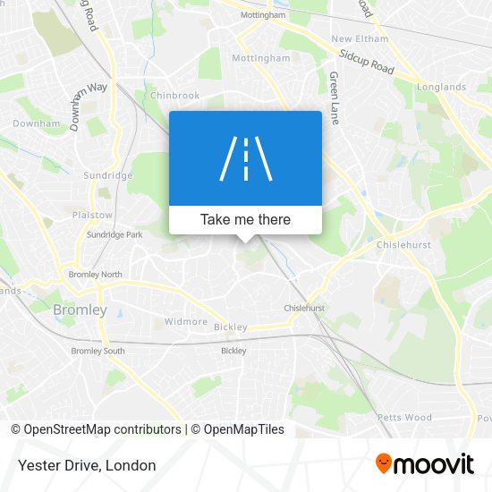 Yester Drive map