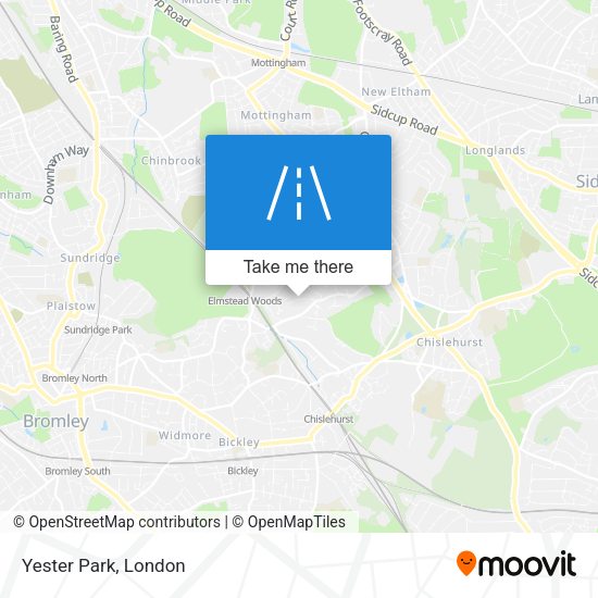 Yester Park map