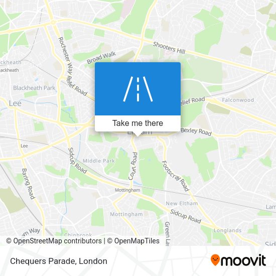 Chequers Parade map