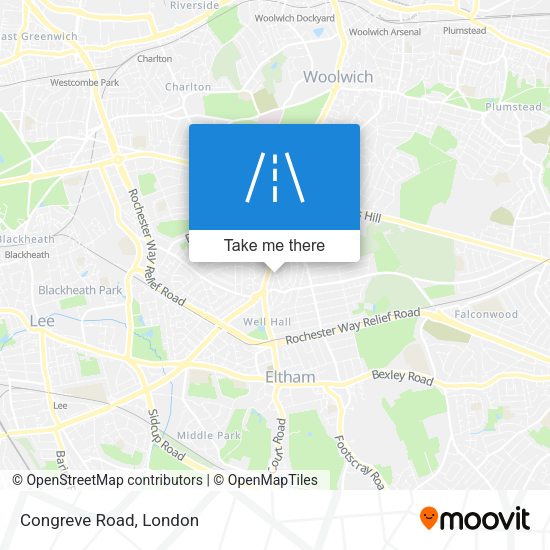 Congreve Road map
