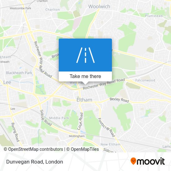 Dunvegan Road map