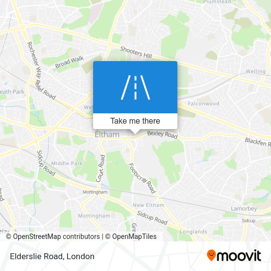 Elderslie Road map