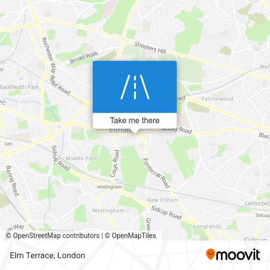 Elm Terrace map