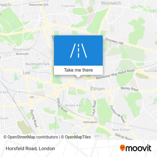 Horsfeld Road map