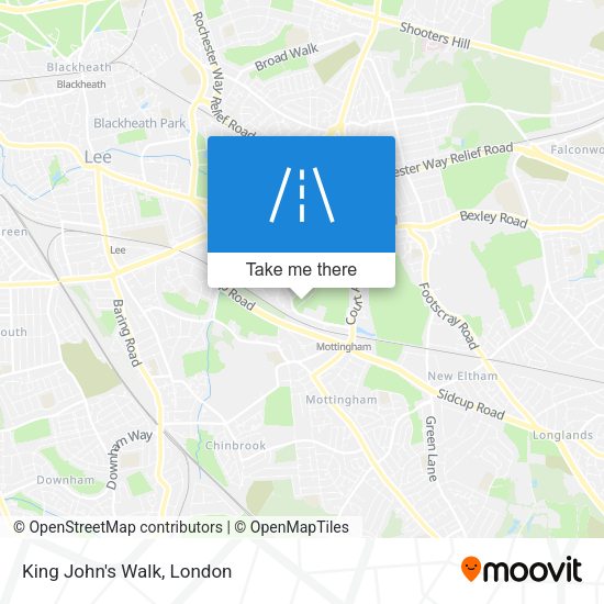 King John's Walk map