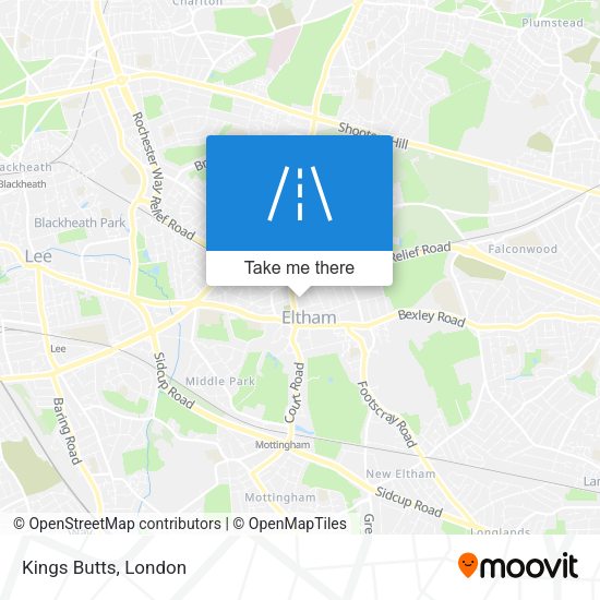 Kings Butts map