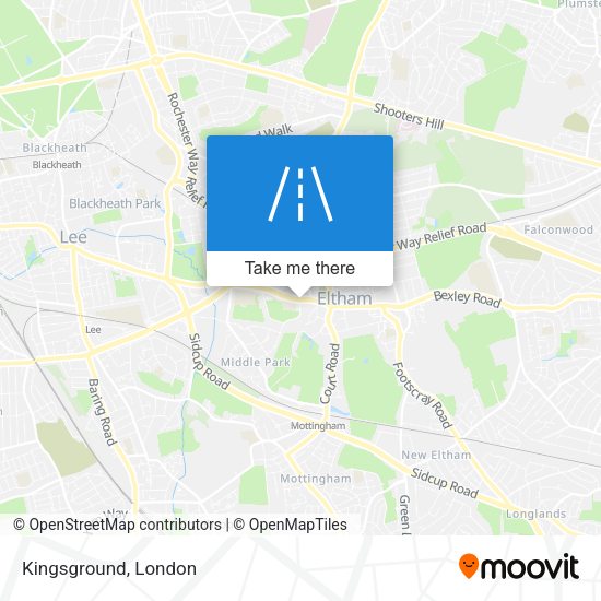 Kingsground map
