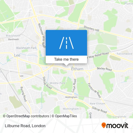 Lilburne Road map