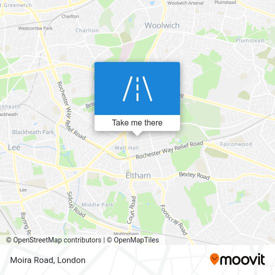 Moira Road map