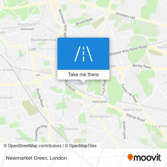 Newmarket Green map