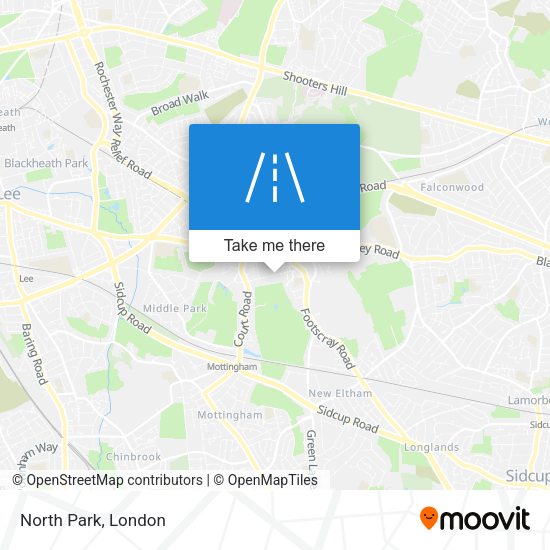 North Park map
