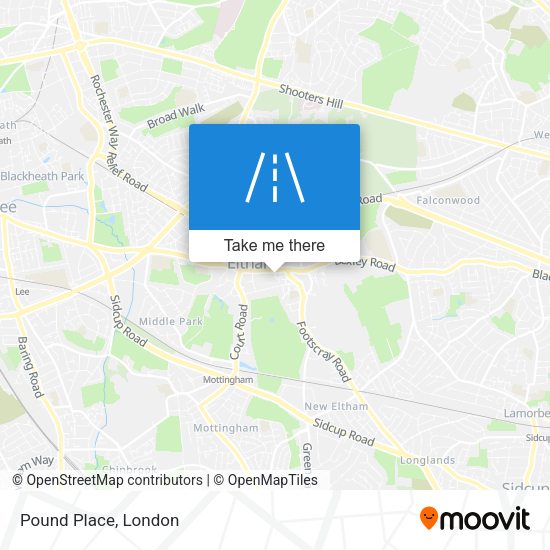 Pound Place map