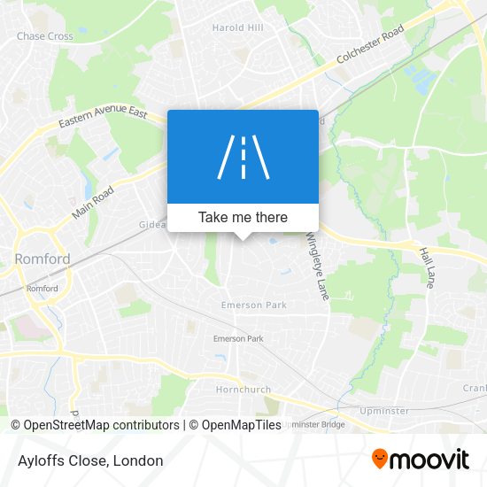 Ayloffs Close map