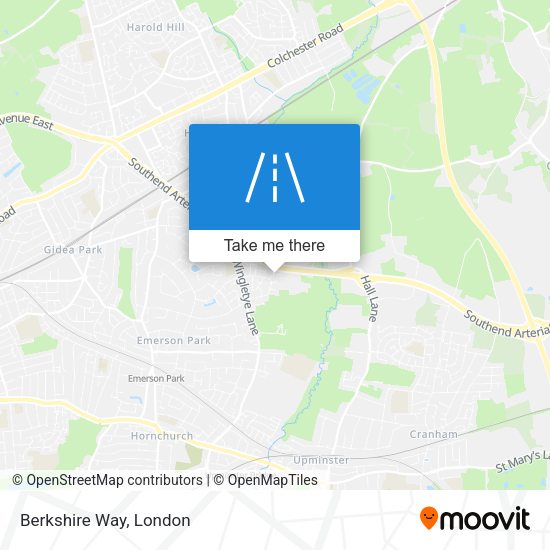 Berkshire Way map