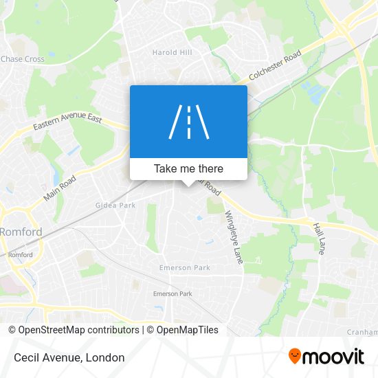 Cecil Avenue map