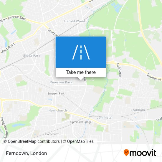 Ferndown map