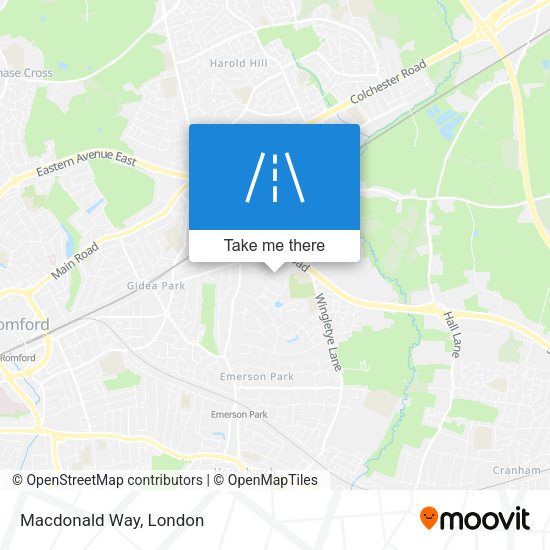Macdonald Way map