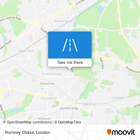 Romney Chase map