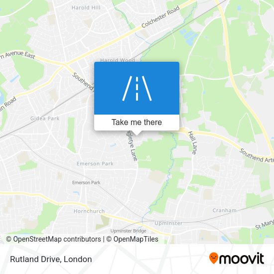Rutland Drive map