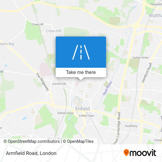 Armfield Road map