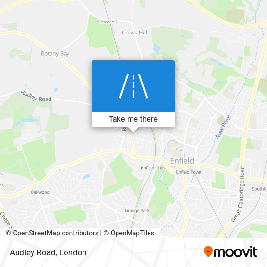 Audley Road map